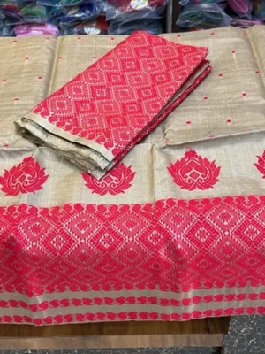 Handloom Pure Toss With Silk Mark