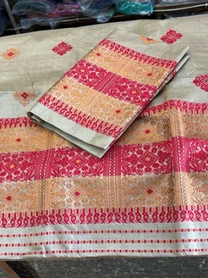 Handloom Pure Toss With Silk Mark