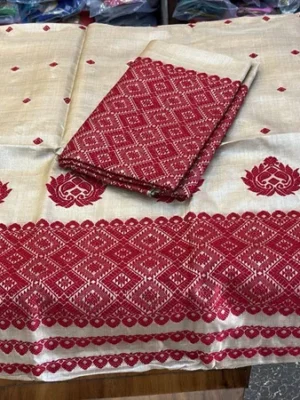 Handloom Pure Toss With Silk Mark